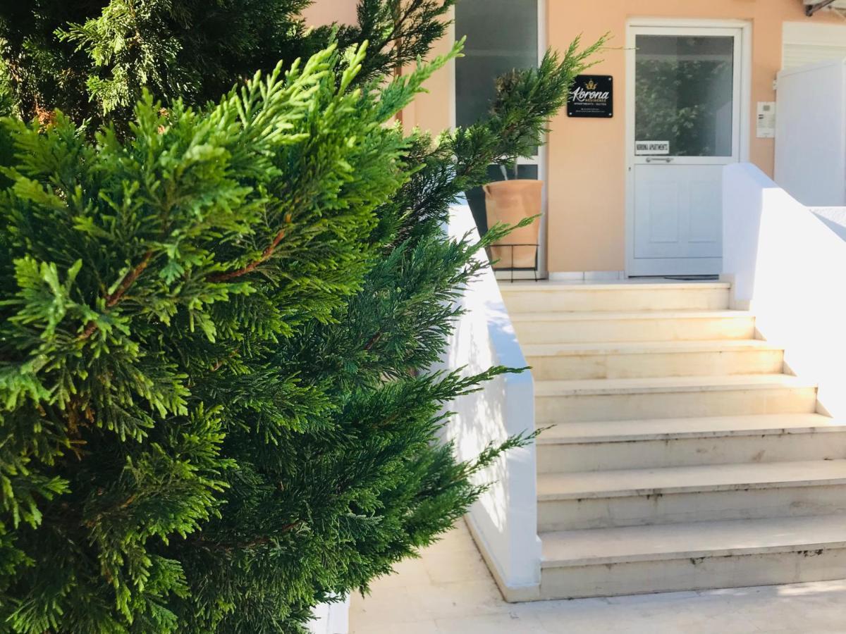 Korona Beach Apartments I Rethimno Eksteriør billede